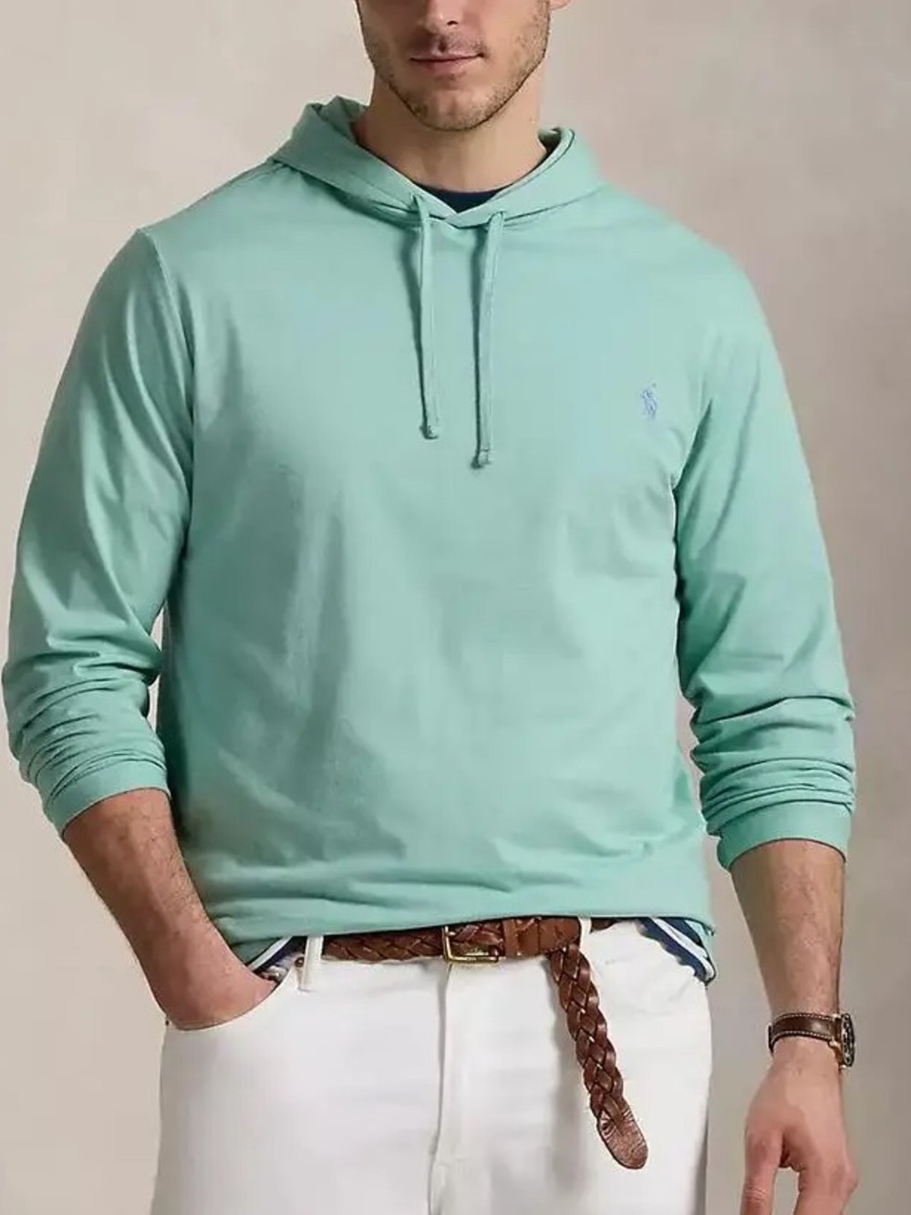NWT Polo Ralph Lauren Jersey Hooded T-Shirt